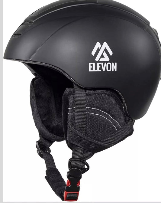Casque de ski et snowboard Elevon – Noir mat
