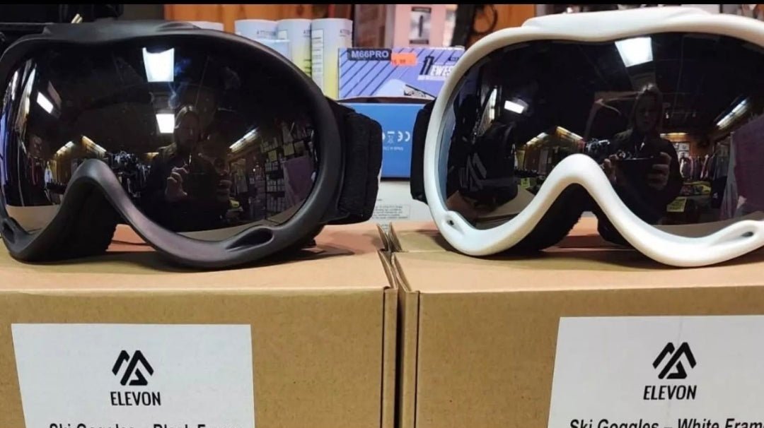 Lunettes de ski Elevon – Monture noire ou blanche